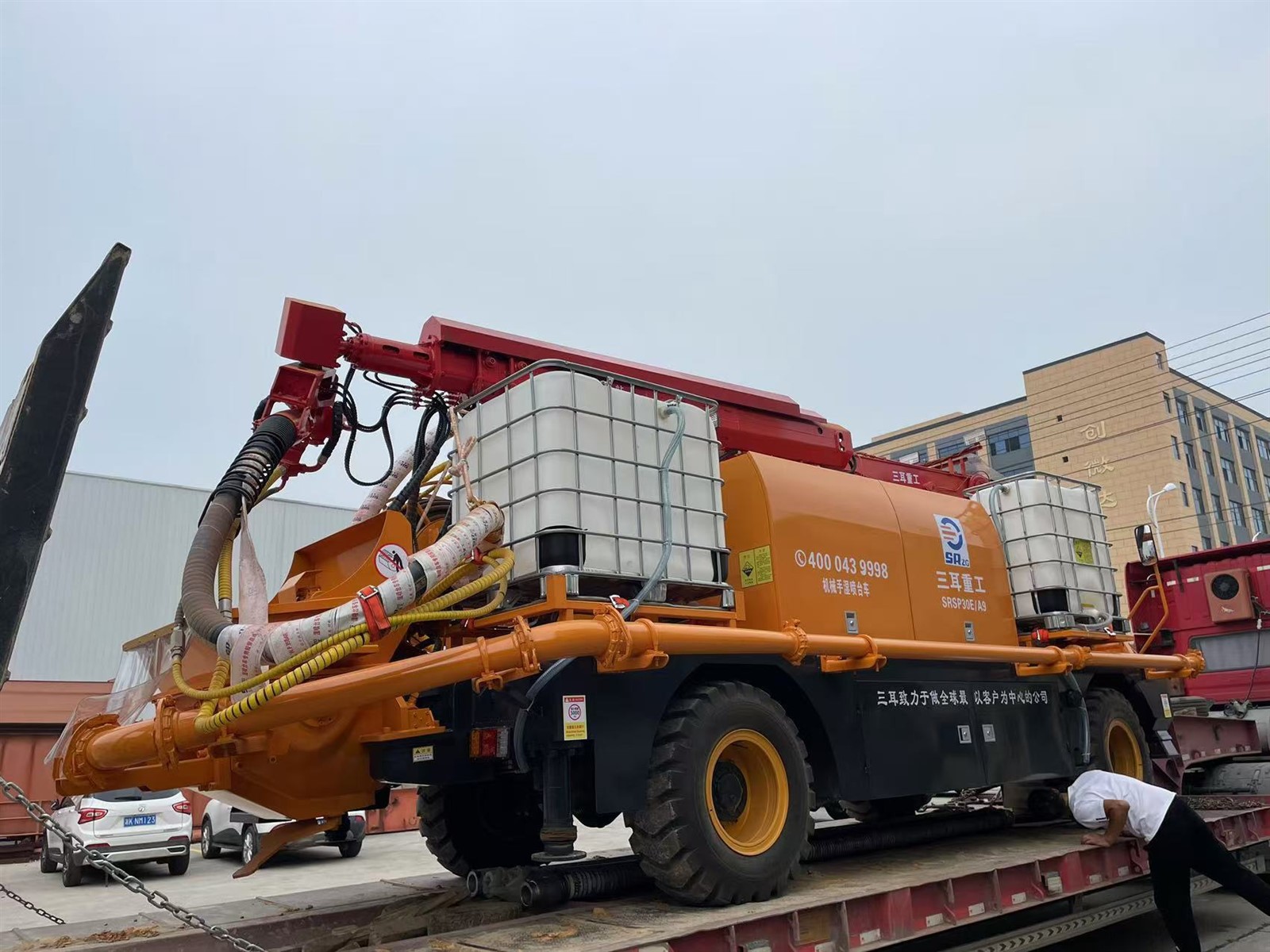 How to solve the height limit in the transportation process for the wet shotcrete machine 5 How to solve the height limit in the transportation process for the wet shotcrete machine 5